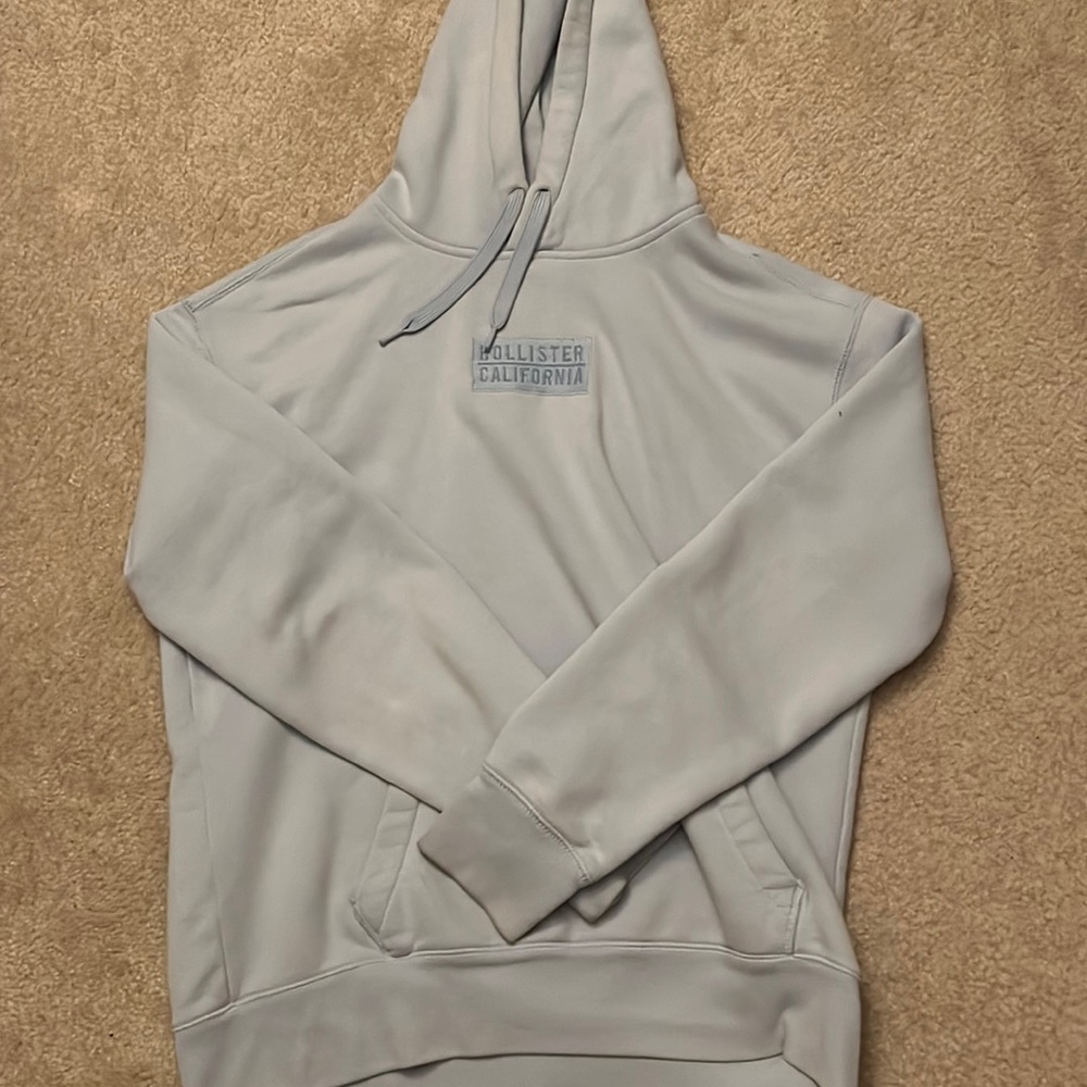 LIGHT BLUE HOLLISTER HOODIE